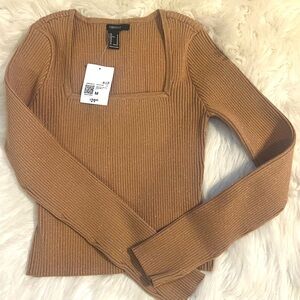 Beige Glitter Long Sleeve